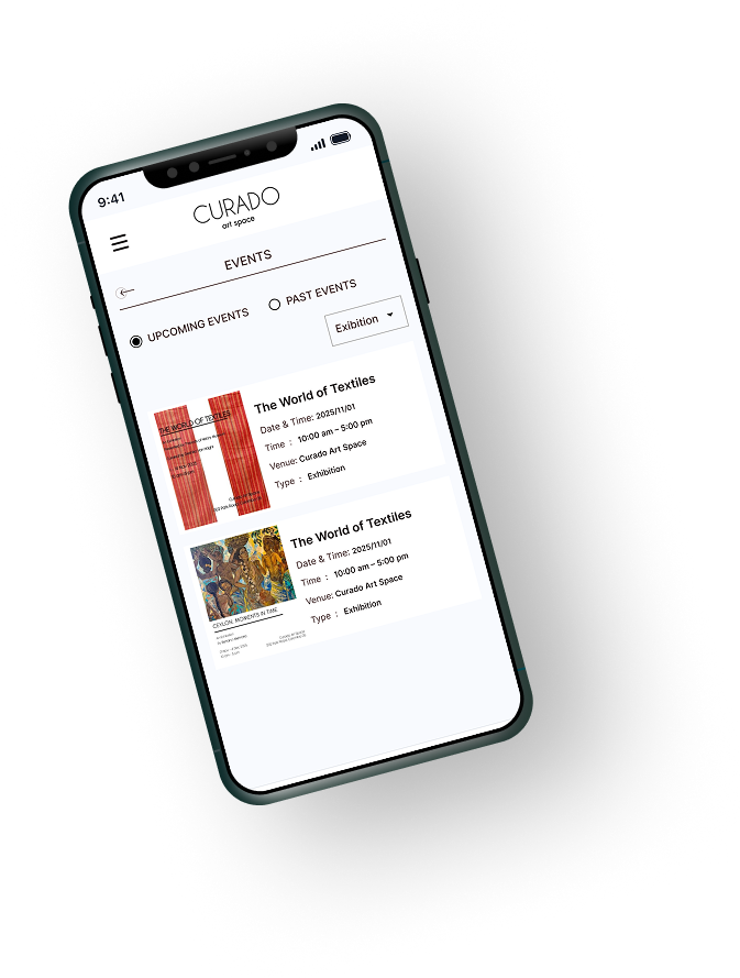  Curado App - Latest Artworks